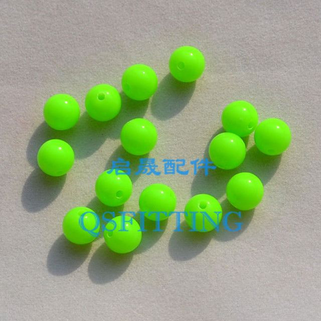 100pcs DIY Bracelet Accessories Children Gift Handcraft Department 18 Color 8MM Round Shape Acrylic Sugar Beads Jewelry Findings