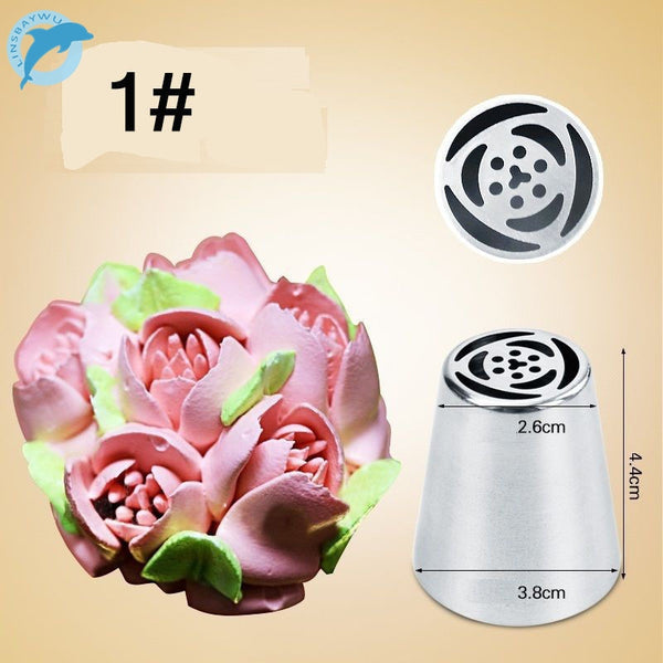 LINSBAYWU Russian DIY Pastry Cake Icing Piping Decorating Nozzle Tips Baking Pastry Tool