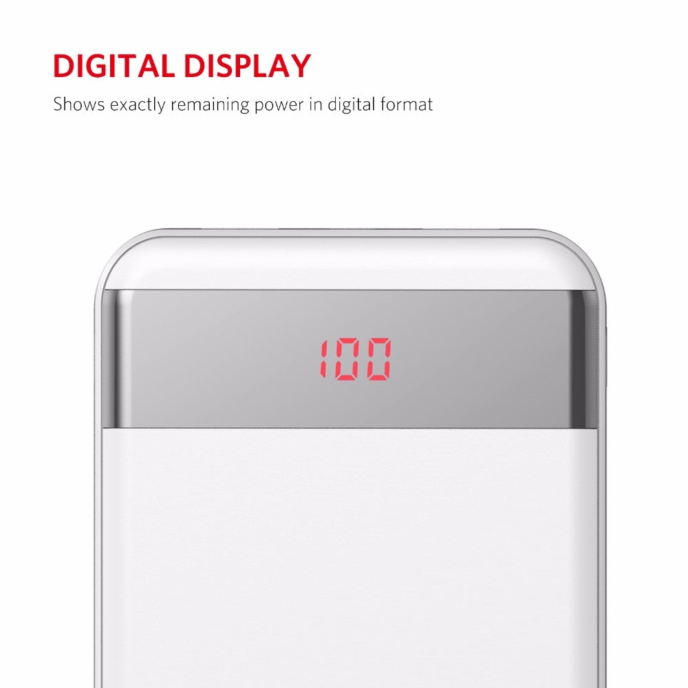 Yoobao M20Pro 20000mAh Portable Charger Dual USB Output/Input (Lightning&Mircro Input) Mobile Phone External Battery Pack