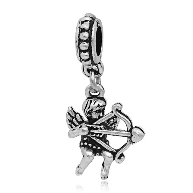 Free Shipping 1PC Silver Plated Red Enamel Snow White Apple Large Hole Beads Fit European Pandora Charm Bracelets & Necklaces
