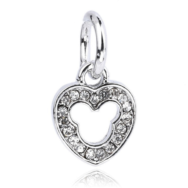 Free Shipping 1PC Silver Plated Red Enamel Snow White Apple Large Hole Beads Fit European Pandora Charm Bracelets & Necklaces