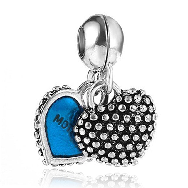 Free Shipping 1PC Silver Plated Red Enamel Snow White Apple Large Hole Beads Fit European Pandora Charm Bracelets & Necklaces