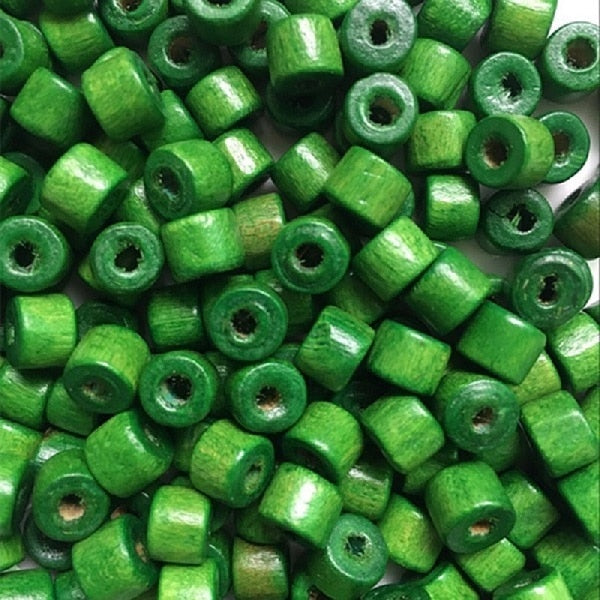 100pcs/lot 3*4/4*5/6*7MM DIY Hot Oval Beads Wooden Beads Loose Beads for Jewelry Making Bracelet Necklace Accessories Wholesale