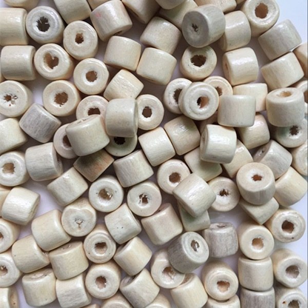 100pcs/lot 3*4/4*5/6*7MM DIY Hot Oval Beads Wooden Beads Loose Beads for Jewelry Making Bracelet Necklace Accessories Wholesale