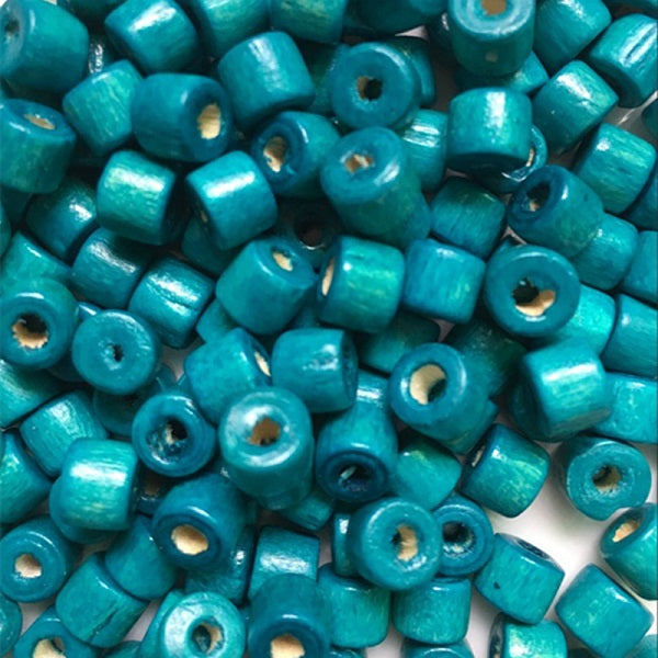 100pcs/lot 3*4/4*5/6*7MM DIY Hot Oval Beads Wooden Beads Loose Beads for Jewelry Making Bracelet Necklace Accessories Wholesale