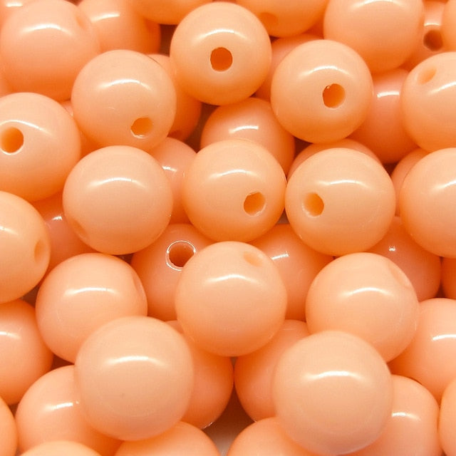 3/4/6/8/10mm 200/200/100/100/50pcs/lot Cheap Hot Acrylic Beads Fits for Handmade DIY Necklace Bracelet Jewelry Making Wholesale