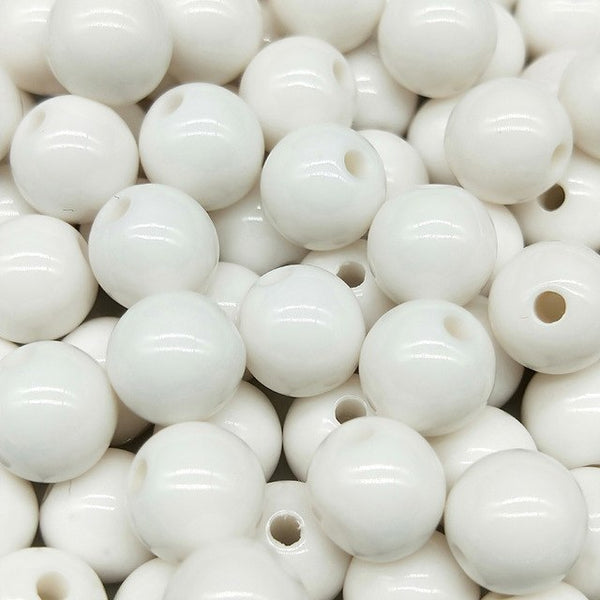 3/4/6/8/10mm 200/200/100/100/50pcs/lot Cheap Hot Acrylic Beads Fits for Handmade DIY Necklace Bracelet Jewelry Making Wholesale