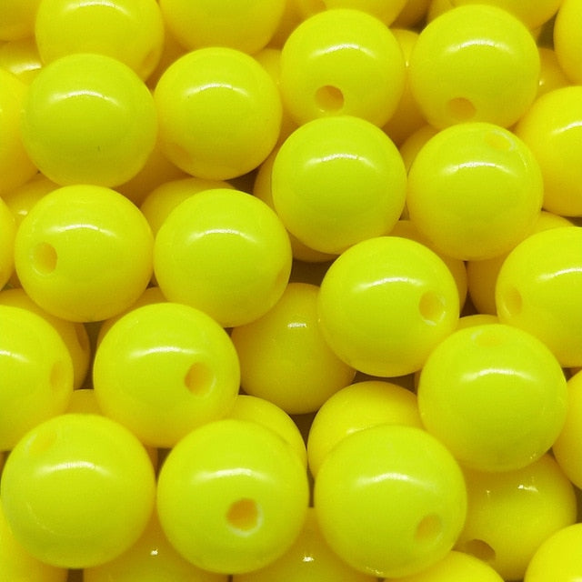 3/4/6/8/10mm 200/200/100/100/50pcs/lot Cheap Hot Acrylic Beads Fits for Handmade DIY Necklace Bracelet Jewelry Making Wholesale