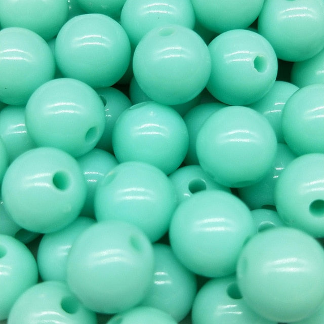 3/4/6/8/10mm 200/200/100/100/50pcs/lot Cheap Hot Acrylic Beads Fits for Handmade DIY Necklace Bracelet Jewelry Making Wholesale