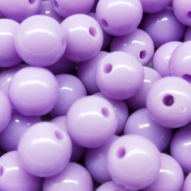 3/4/6/8/10mm 200/200/100/100/50pcs/lot Cheap Hot Acrylic Beads Fits for Handmade DIY Necklace Bracelet Jewelry Making Wholesale