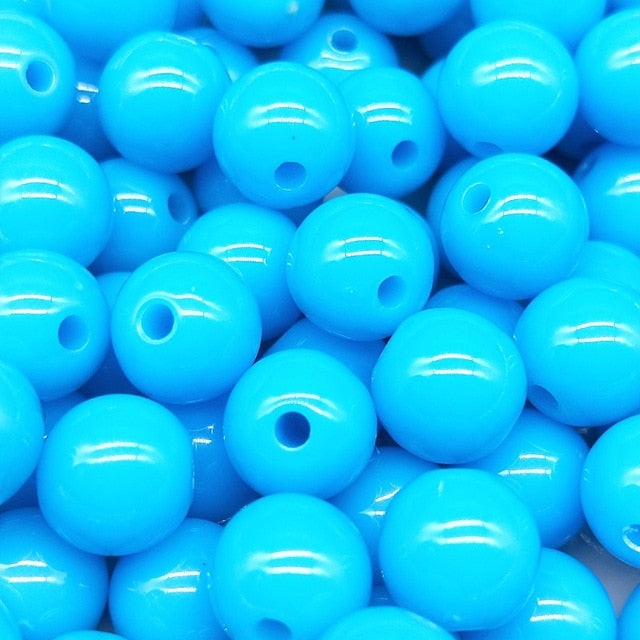 3/4/6/8/10mm 200/200/100/100/50pcs/lot Cheap Hot Acrylic Beads Fits for Handmade DIY Necklace Bracelet Jewelry Making Wholesale