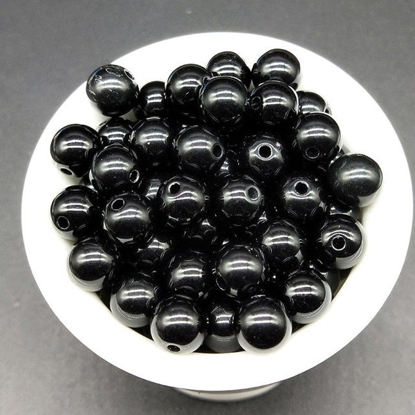 3/4/6/8/10mm 200/200/100/100/50pcs/lot Cheap Hot Acrylic Beads Fits for Handmade DIY Necklace Bracelet Jewelry Making Wholesale