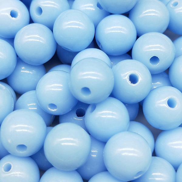 3/4/6/8/10mm 200/200/100/100/50pcs/lot Cheap Hot Acrylic Beads Fits for Handmade DIY Necklace Bracelet Jewelry Making Wholesale