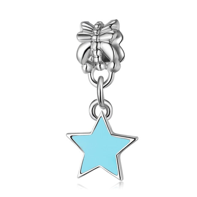 2018 Silver Plated Bead Cartoon Mouse Princess Dress Wallet Pendant Charm Beads Fit Pandora Women Diy Bracelets Bangles Jewelry