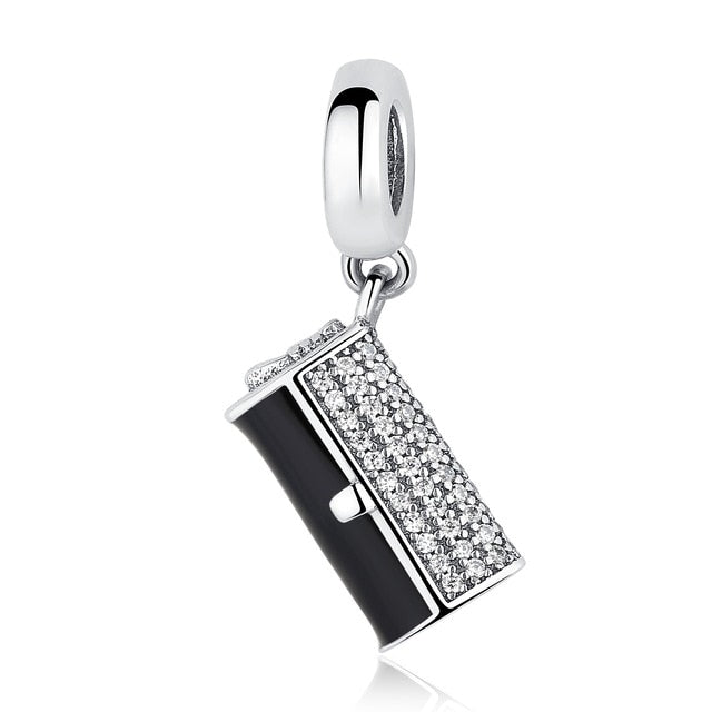 2018 Silver Plated Bead Cartoon Mouse Princess Dress Wallet Pendant Charm Beads Fit Pandora Women Diy Bracelets Bangles Jewelry