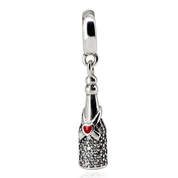 2018 Silver Plated Bead Cartoon Mouse Princess Dress Wallet Pendant Charm Beads Fit Pandora Women Diy Bracelets Bangles Jewelry