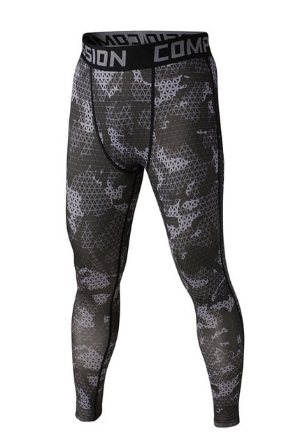Mens compression pants bodybuilding jogger fitness exercise skinny leggings comperssion tights pants trousers clothes clothing