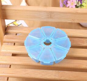 1pcs Plastic 6/815 Storage boxes Slots Adjustable packaging transparent Tool Case Craft Organizer box jewelry accessories