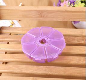 1pcs Plastic 6/815 Storage boxes Slots Adjustable packaging transparent Tool Case Craft Organizer box jewelry accessories