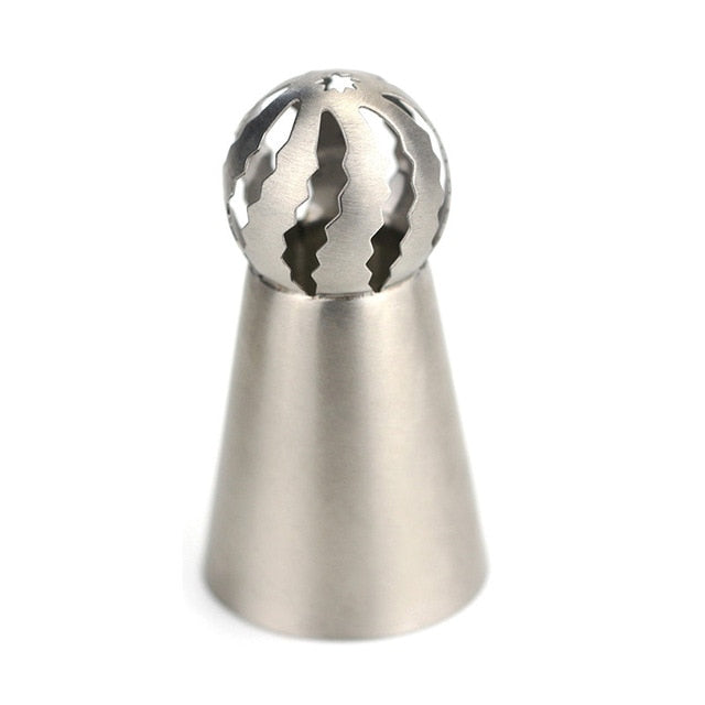 5 Styles Russian Piping Nozzle Sphere Ball Icing Confectionary Pastry Tips Sugar Craft Cupcake Decorator Kitchen Bakeware Tools