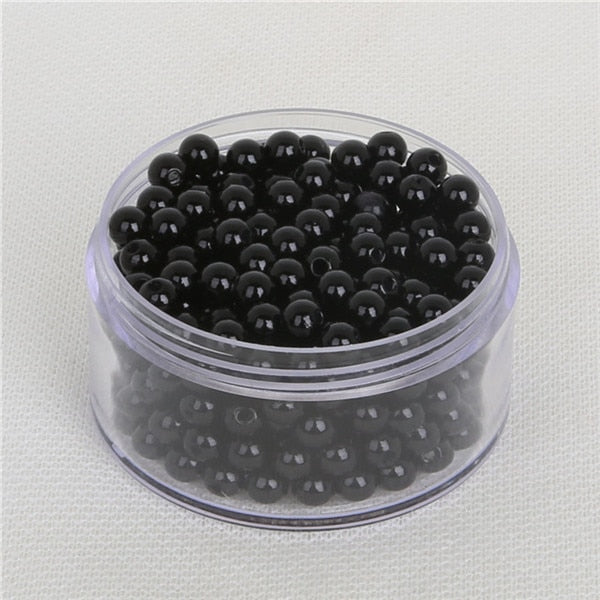 Hot Fashion 4mm 6mm 8mm 10mm Round Imitation Pearl Beads Random Mix Colors Pearl Beads for jewelry Making
