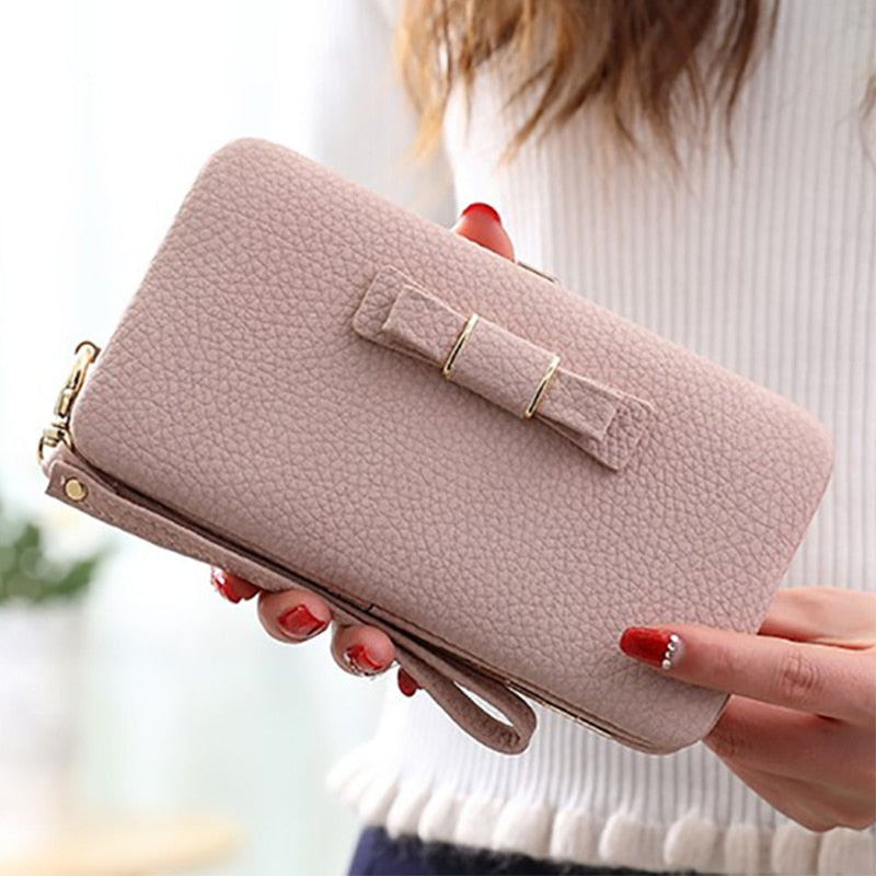Luxury Women Wallet Phone Bag Leather Case For iPhone 7 6 6s Plus 5s 5 For Samsung Galaxy S7 Edge S6 Xiaomi Mi5 Redmi 3S Note3 4