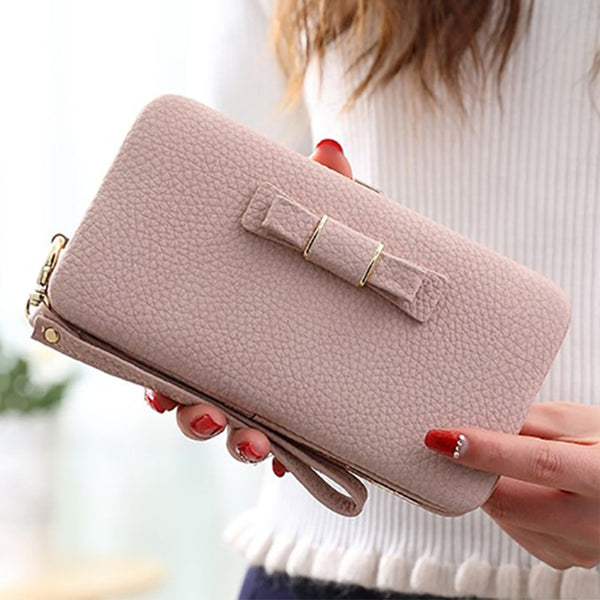 Luxury Women Wallet Phone Bag Leather Case For iPhone 7 6 6s Plus 5s 5 For Samsung Galaxy S7 Edge S6 Xiaomi Mi5 Redmi 3S Note3 4