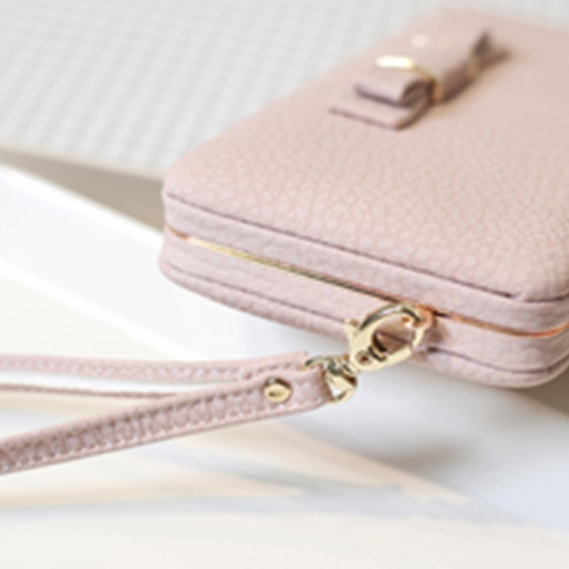 Luxury Women Wallet Phone Bag Leather Case For iPhone 7 6 6s Plus 5s 5 For Samsung Galaxy S7 Edge S6 Xiaomi Mi5 Redmi 3S Note3 4