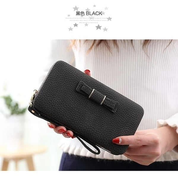 Luxury Women Wallet Phone Bag Leather Case For iPhone 7 6 6s Plus 5s 5 For Samsung Galaxy S7 Edge S6 Xiaomi Mi5 Redmi 3S Note3 4