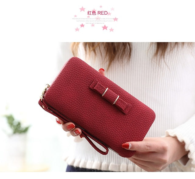 Luxury Women Wallet Phone Bag Leather Case For iPhone 7 6 6s Plus 5s 5 For Samsung Galaxy S7 Edge S6 Xiaomi Mi5 Redmi 3S Note3 4