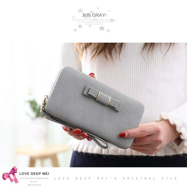 Luxury Women Wallet Phone Bag Leather Case For iPhone 7 6 6s Plus 5s 5 For Samsung Galaxy S7 Edge S6 Xiaomi Mi5 Redmi 3S Note3 4
