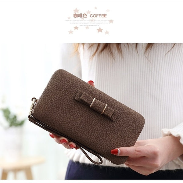 Luxury Women Wallet Phone Bag Leather Case For iPhone 7 6 6s Plus 5s 5 For Samsung Galaxy S7 Edge S6 Xiaomi Mi5 Redmi 3S Note3 4