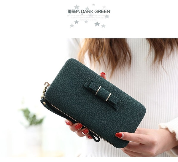 Luxury Women Wallet Phone Bag Leather Case For iPhone 7 6 6s Plus 5s 5 For Samsung Galaxy S7 Edge S6 Xiaomi Mi5 Redmi 3S Note3 4