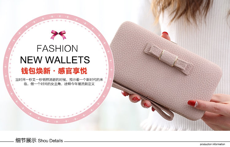 Luxury Women Wallet Phone Bag Leather Case For iPhone 7 6 6s Plus 5s 5 For Samsung Galaxy S7 Edge S6 Xiaomi Mi5 Redmi 3S Note3 4