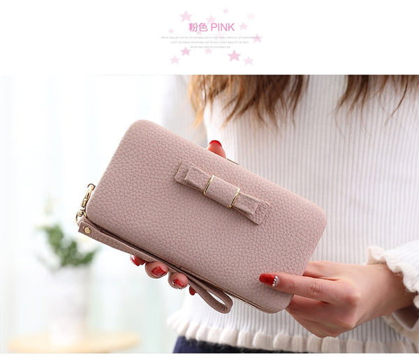 Luxury Women Wallet Phone Bag Leather Case For iPhone 7 6 6s Plus 5s 5 For Samsung Galaxy S7 Edge S6 Xiaomi Mi5 Redmi 3S Note3 4