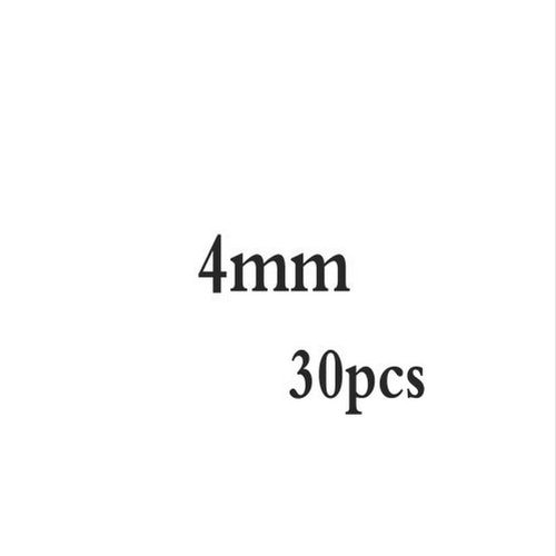 2-5MM 925 sterling silver beads silver 925 jewelry Findings Accessories round smooth jewelry beads for silver bracelet&necklace