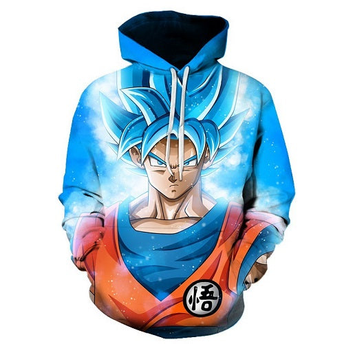 Cartoon hoodie seven dragon ball Z pocket hooded sweatshirt sleeves for men and women wearing a new hoodies Asian size s-6xl.