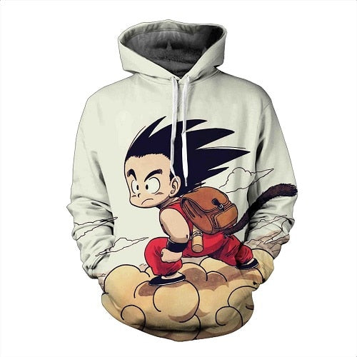Cartoon hoodie seven dragon ball Z pocket hooded sweatshirt sleeves for men and women wearing a new hoodies Asian size s-6xl.
