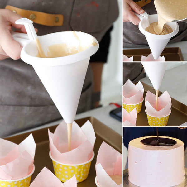 New Baking Tools Adjustable Chocolate Funnel For Baking Cake Decorating Tools Kitchen Accessories Drop Shipping 80405