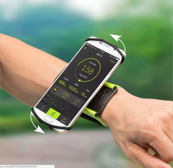 SzBlaZe Professional Rotatable Running Bag Wrist Band Arm cell phones Holder Sport pocket accessories For Gym Fitness Jogging