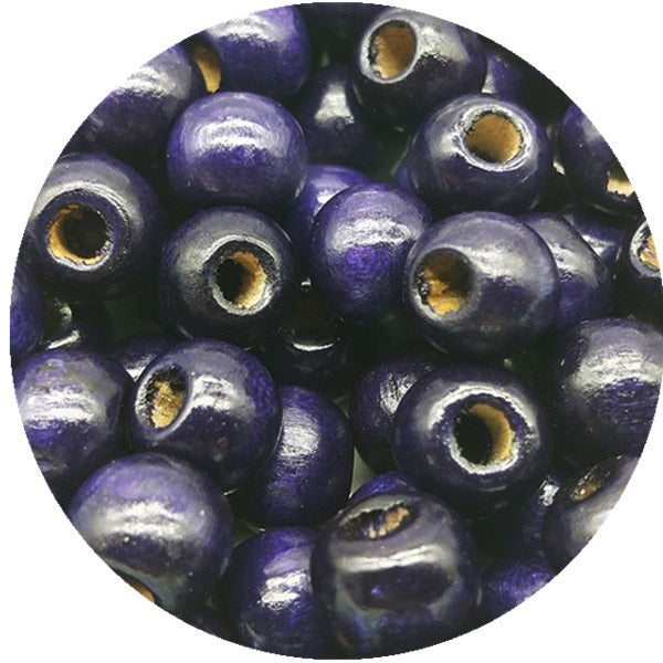 100pcs/lots 8MM Cheap DIY/Handmade Round Wood Ball Spacer Bead for for Jewelry Making Bracelet Necklace Accessories Wholesale