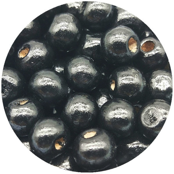 100pcs/lots 8MM Cheap DIY/Handmade Round Wood Ball Spacer Bead for for Jewelry Making Bracelet Necklace Accessories Wholesale
