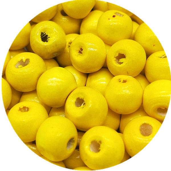 100pcs/lots 8MM Cheap DIY/Handmade Round Wood Ball Spacer Bead for for Jewelry Making Bracelet Necklace Accessories Wholesale