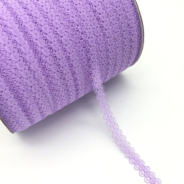 10yards/lot 5/8" (15mm) Lace Ribbon Bilateral Handicrafts Embroidered Net Lace Trim Fabric Ribbon DIY Sewing Skirt Accessories
