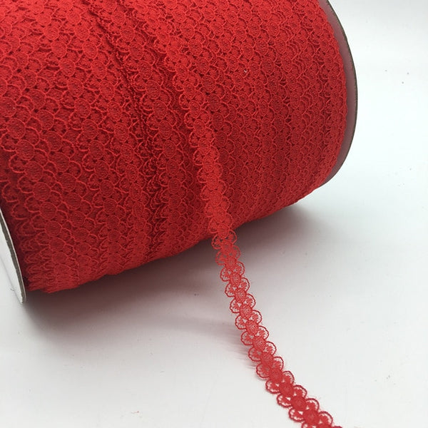 10yards/lot 5/8" (15mm) Lace Ribbon Bilateral Handicrafts Embroidered Net Lace Trim Fabric Ribbon DIY Sewing Skirt Accessories