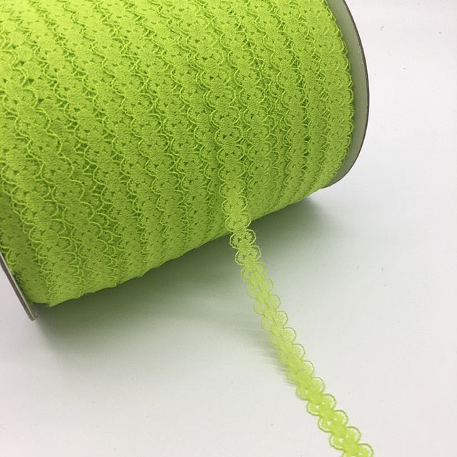 10yards/lot 5/8" (15mm) Lace Ribbon Bilateral Handicrafts Embroidered Net Lace Trim Fabric Ribbon DIY Sewing Skirt Accessories