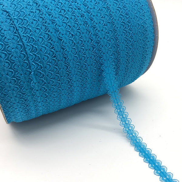 10yards/lot 5/8" (15mm) Lace Ribbon Bilateral Handicrafts Embroidered Net Lace Trim Fabric Ribbon DIY Sewing Skirt Accessories