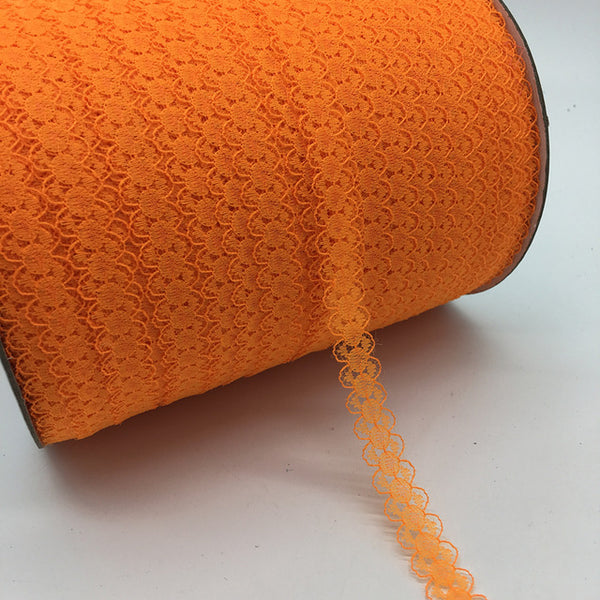 10yards/lot 5/8" (15mm) Lace Ribbon Bilateral Handicrafts Embroidered Net Lace Trim Fabric Ribbon DIY Sewing Skirt Accessories