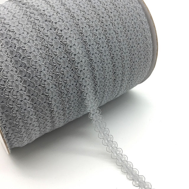 10yards/lot 5/8" (15mm) Lace Ribbon Bilateral Handicrafts Embroidered Net Lace Trim Fabric Ribbon DIY Sewing Skirt Accessories