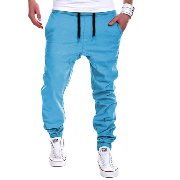 2019 Men Urban Pants Casual Elastic Cotton Mens Fitness Workout Pants Skinny Sweatpants Trousers Jogger Pants Plus Size 4XL